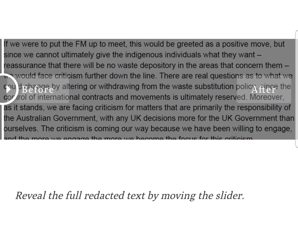 Gaffe reveals why Sturgeon refused to meet nuclear waste&nbsp;protestor